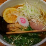 会津ラーメン 和 - ゆずラーメン×笹打ちネギ