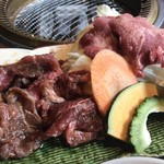 石垣島 きたうち牧場 - 上焼肉定食(アップ)