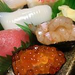 札幌 海鮮丸 - 「漬け海老軍艦」は初めて見ました！！