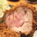 とんかつ檍 - カタロースかつ定食 (1800円)