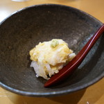 鮨松榮 - 白魚 玉子とじ