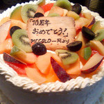 BISTRO SABLIER - 記念日に特別デザート・ケーキをご用意