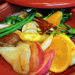 BISTRO SABLIER - Legume natifus “Tajin” 　オレンジとスペシャルスパイスの香る “野菜のタジン”