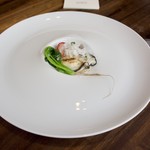 アコルドゥ - 炙った牡蠣とみぞれ 過ぎ行く季節と新芽