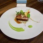 アコルドゥ - 倭鴨とからし菜 土の香りのピュレ