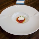 アコルドゥ - 奈良の苺とあおい香り オリーブオイルのアフォガート