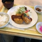Kafue Jin - 日替り定食のB✳︎ベーコンとほうれん草のコロッケ