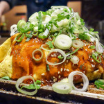 広島流 お好み焼き 鉄板料理 がんす - 海鮮カープ焼