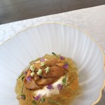 AMOUR - 新玉ねぎ、山椒、山葵