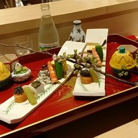 銀座 しのはら - 鮮やかな盛り付け