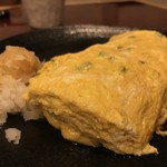 鉄板焼 燦燈 - 鉄板 出し巻き玉子　800円。