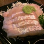 大衆居酒屋　末廣屋 - 平目の造り