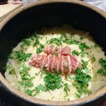 日本料理 晴山 - たらこ　福岡合間のたけのこご飯