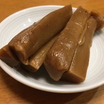 中華蕎麦 とみ田 - 「自家製極太メンマ」150円