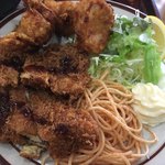 キッチン南海 - から揚げ・チキンカツ定食アップ