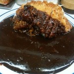 キッチン南海 本店 - カツカレー　漆黒ステキ