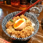 らーめん 鶏喰 - 玉子のっけ
