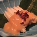 ぼんや - 「山うど酢みそ」：うどが上品な香り。酢みその塩梅も良し！