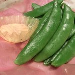 ぼんや - 「スナップえんどう　塩ゆで」