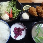 かき小屋 海の駅 - カキフライ定食