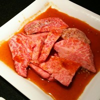 兜 中目黒店 - 私の頼んだ切り落とし御膳お肉