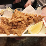 鉄板居酒屋 へらちょんぺ - とりかわせんべい 600円