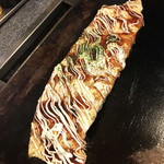 鉄板居酒屋 へらちょんぺ - とんぺい焼 500円