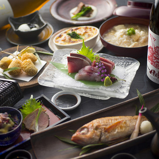 飲み放題付き 宴会おすすめお得コース 全8品 4500円 桟敷 さじき 烏丸 居酒屋 食べログ