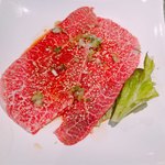 炭火焼肉 家門 - 家門上ロース 1580円