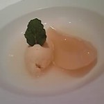 ラ・マティエール - 洋梨とバニラアイスクリーム