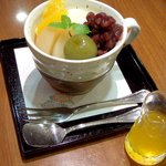 ＵＣＣカフェプラザ - 紀州南高梅のクリームあんみつ