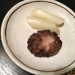 味道楽 - 新潟産原木椎茸と根深ネギ