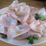 真鶴ピザ食堂KENNY - ボローニャソーセージのサラダ（2018.3）