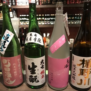 季節ごとに入れ替わるお薦め限定日本酒！