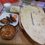 パキスタン・アラビアン・インド料理 デラ - Cセット　マトンとピーマンとたまねぎ