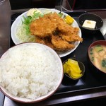 久美食堂 - チキンかつ定食