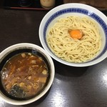 中華そば べんてん - 「つけ麺 並」850円＋「生玉子」50円