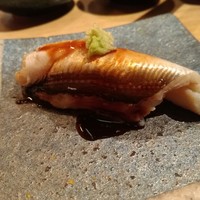 柳橋きたろう場内 - 煮穴子握り