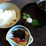 Hanamomo - やさい懐石  ご飯･汁物･お漬物
