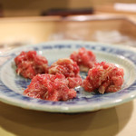 右江田 - 勝浦180㎏鮪のネギトロ☆