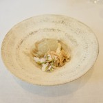 ヴィラ・アイーダ - カルドンと干し大根　アオリイカ