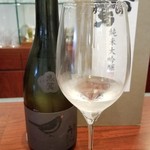 日本料理 TOBIUME - (02)庭の鶯　純米大吟醸　黒鶯