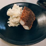 Aregurokomburio - 鯖燻製とポテサラ