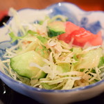 カフェ&スナック うめ - 【日替りランチ：煮込みハンバーグ定食＠税込830円】サラダ