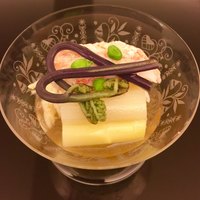日本料理 晴山 - 毛蟹、ホワイトアスパラ