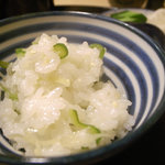 桜田 - 万願寺唐辛子と新生姜の炊き込みご飯