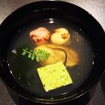 銀座の金沢 - 牡蠣のおすまし