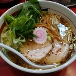 総大醤 - 天然塩ラーメン　九条ネギ小盛トッピング