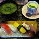 回転寿司 みさき - 握りランチ