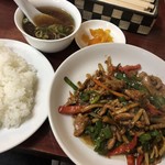 中国料理 美芳 - 201803肉ピーマン